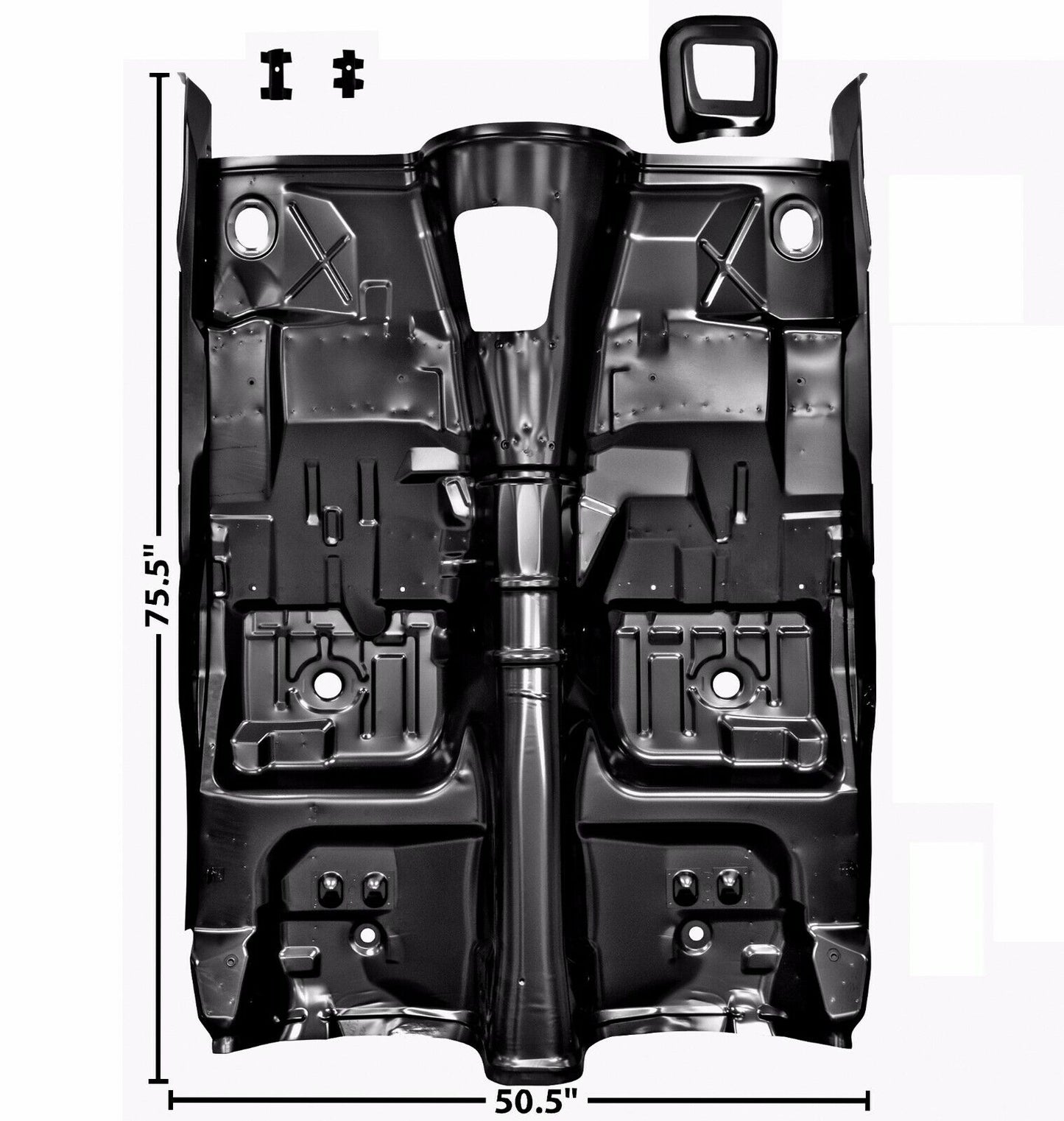 75-81 Camaro Firebird Trans Am Complete FLOOR PAN w/Braces & Rocker panel Manual