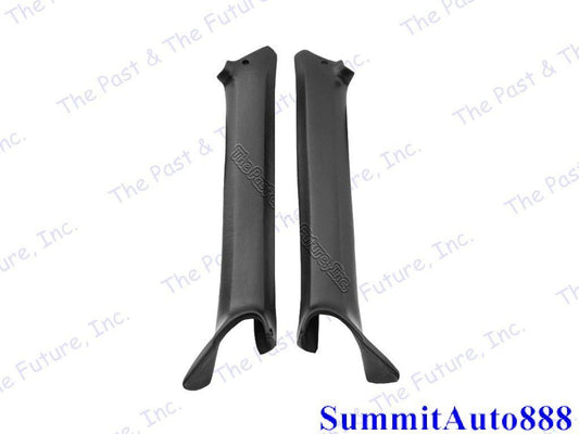 1968 68 Camaro Firebird Pillar Post Moldings Pair Black Dynacorn New