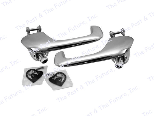 1967 1968 67 68 Mustang Outer Door Handle Outside - Pair MSDH6768-1