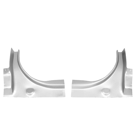 1967 68 Mustang Fastback Rear Trunk Gutter Corner Panel Pair / Left & Right