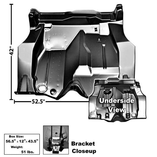 1975 76 77 78 79 80 81 Pontiac Firebird Trans Am TRUNK FLOOR PAN Panel Dynacorn