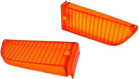 PARK LAMP LENS FRONT 1971-73 MUSTANG (AMBER LENS)