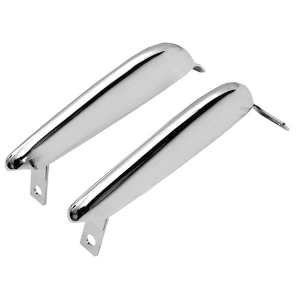 1965 1966 Ford Mustang Front Bumper Guards Chrome Pair / Right & Left Side