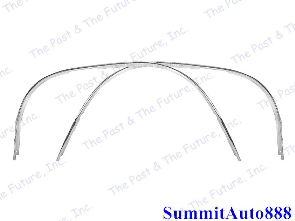 1968 1969 68 69 Dodge Coronet Front Wheel Well Molding - Pair / 2PCS MPMG6869-2P