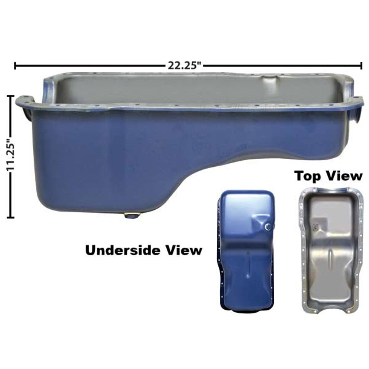 NEW Oil Pan - Small Block - 260 / 289 / 302 MSOP6573-1