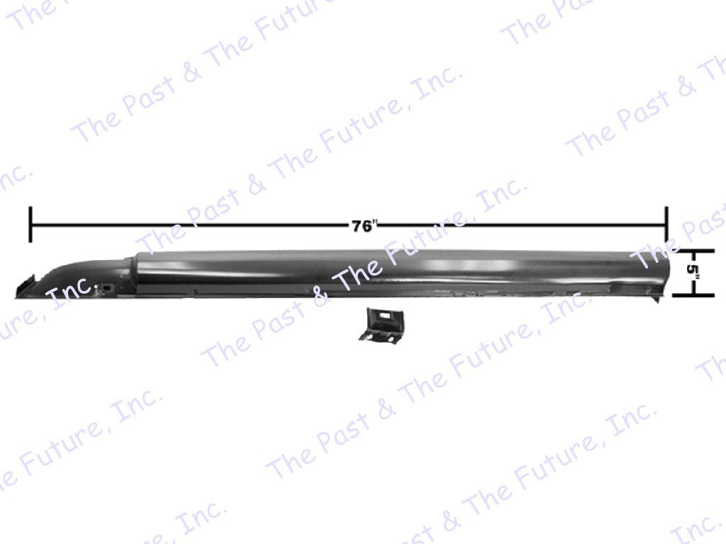 Complete Rocker Panel - Coupe / Fastback -Left MSRP6566-2L - Weld Through Primer