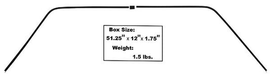 68 - 70 Plymouth GTX Satellite Roadrunner 3pc Rear Window Trim MPWT6870-3