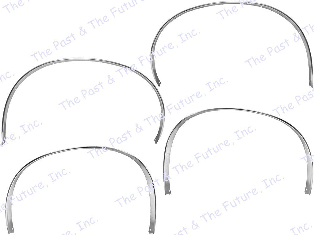 Front & Rear Wheel Well Molding - Coupe / Convertible - 4 PCS Set MSMG70-5P+6P