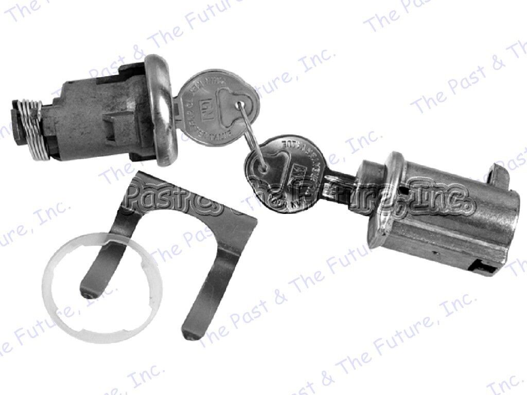 61 62 Impala Trunk & Glove Box Lock Kit - Pear Head Key - Original IMLS6162-2