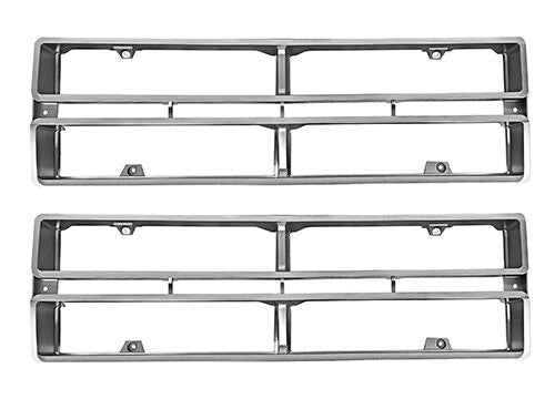 FRONT GRILLE SILVER PAIR 1972 FORD TRUCK