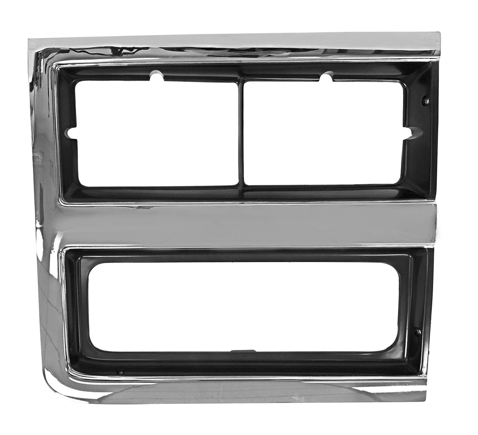 1989 ~ 1991 Chevy PU Jimmy Chrome/Silver Headlamp Door Dual Rect Right Side 