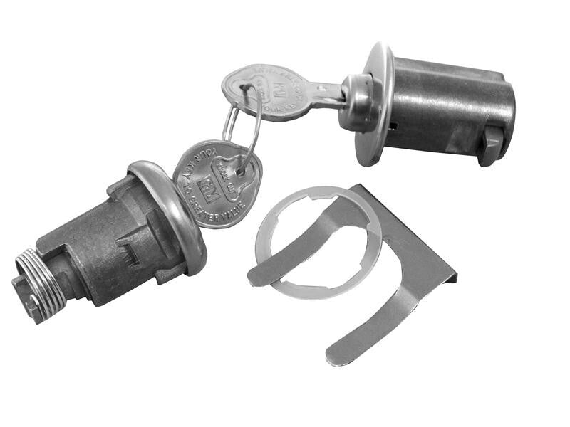 LOCK KIT GLOVE BOX & TRUNK  ORIGINAL PEAR HEAD KEY