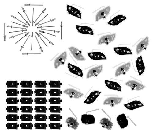 MOLDING CLIPS SET 1966-77 FORD BRONCO 48PCS KIT