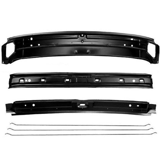 1968 69 70 71 72 Chevy El Camino Roof Panel Braces EDP Coated Dynacorn