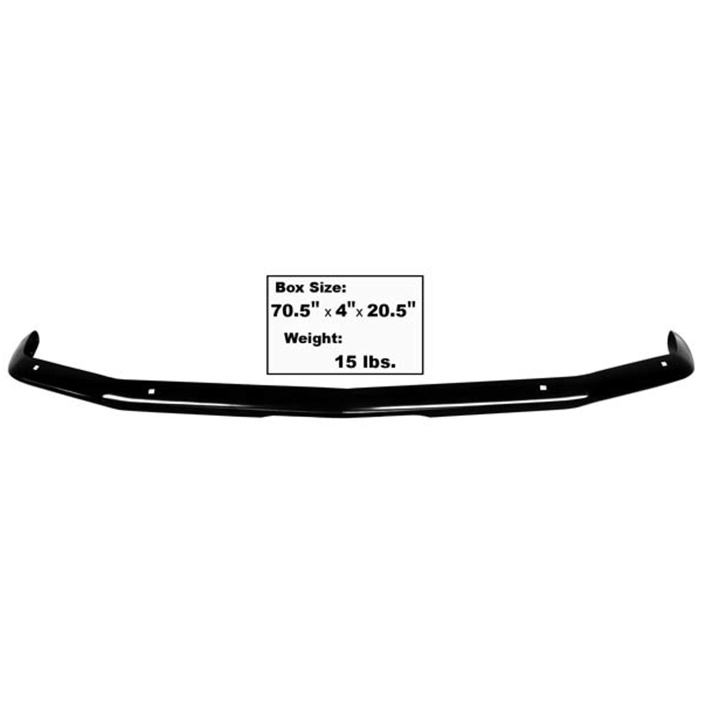 1967 1968 Ford Mustang Front Bumper Face Bar Metal / Painted