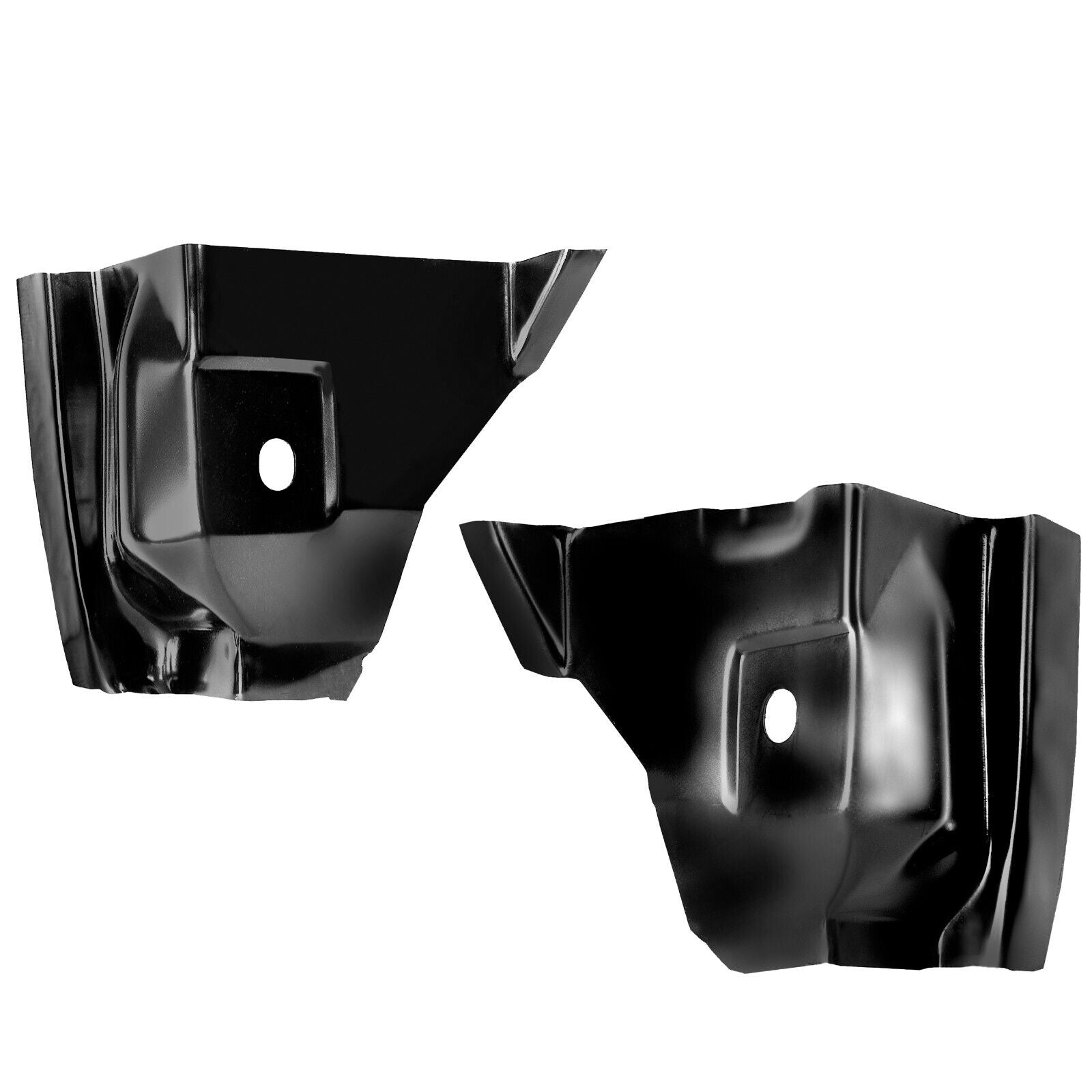 1955 56 57 58 59 Chevy Truck Door Hinge Pillar Pocket Outer Pair Right+Left Side