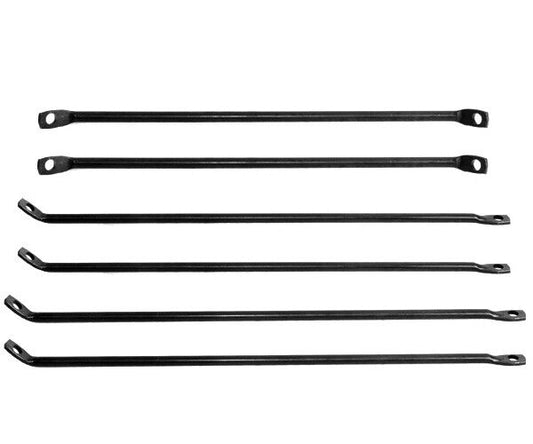 1955 56 57 59 62 63 65 66 Chevy PU Pickup Truck Rear Fender Brace 6 PCS 