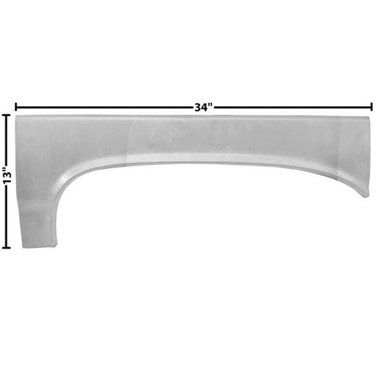 1964~1965 Chevelle Quarter Lip Patch Wheel Arch Lip Patch Left Side Dynacorn