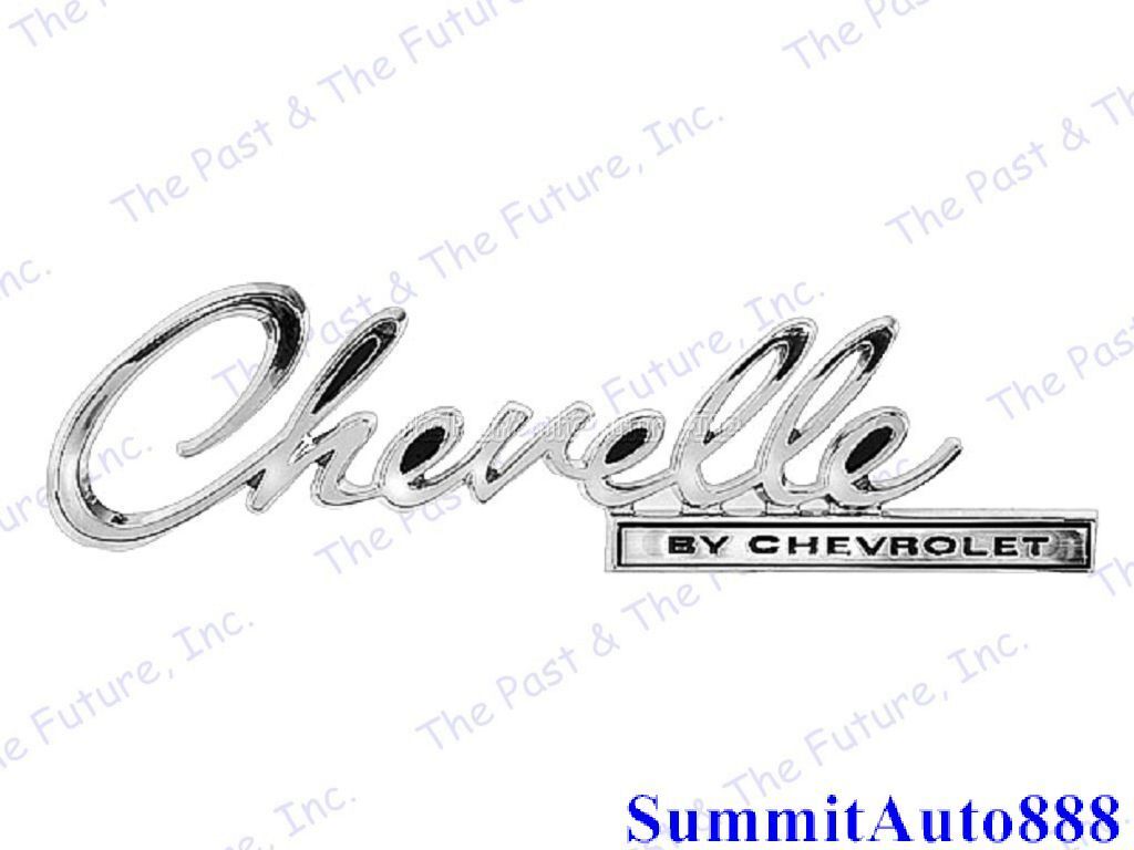 1969 69 Chevy Chevelle Trunk Emblem - Chevelle by Chevrolet Dynacorn