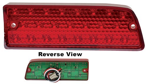 REAR TAIL LAMP ASSEMBLY RH PASSENGER SIDE 1964 CHEVROLET CHEVELLE RED (LED)