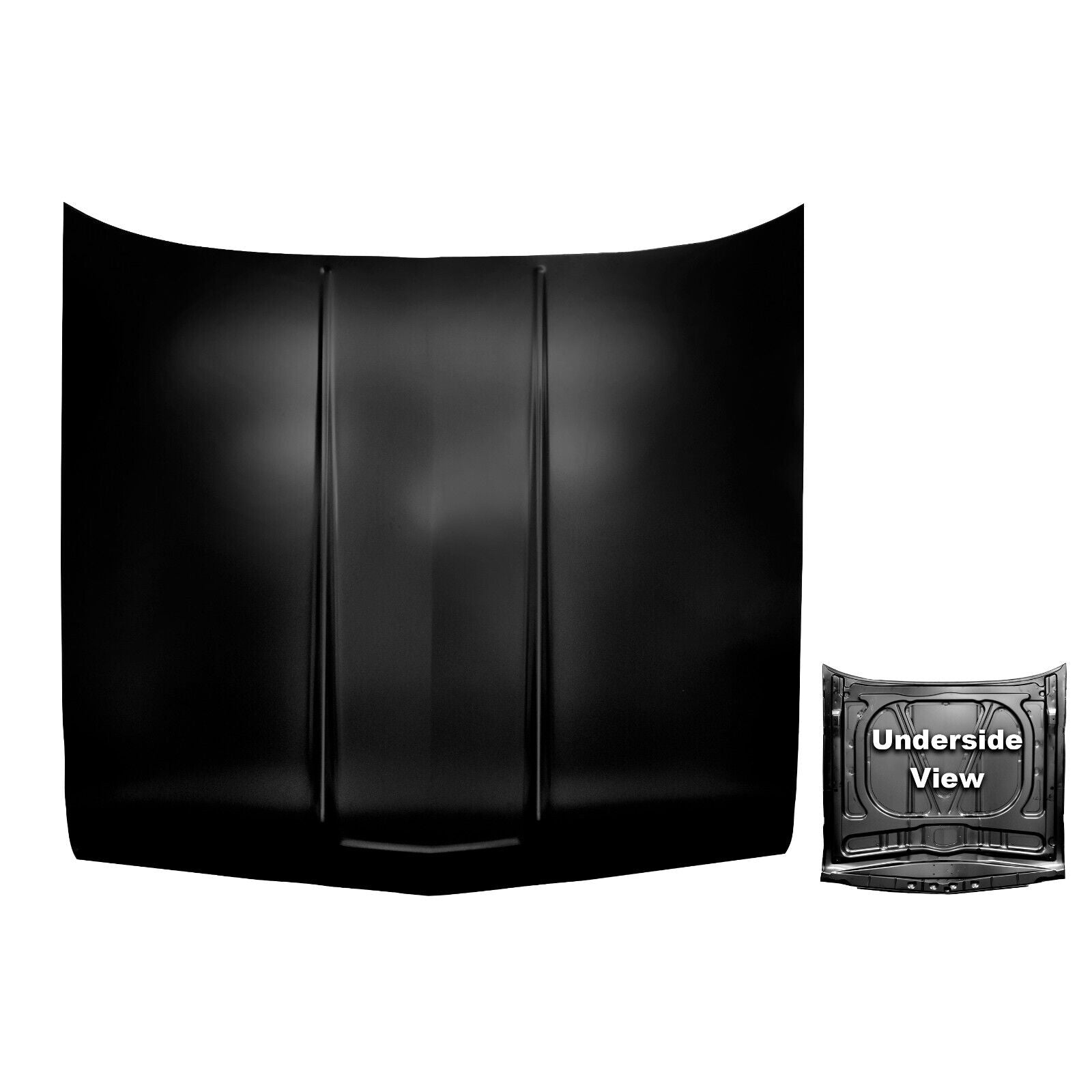 1962 Impala Hood Panel EDP Coated Steel Dynacorn New