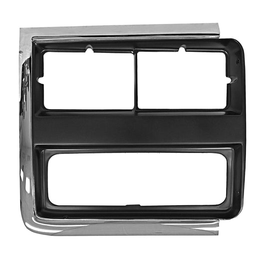 1989 ~ 1991 Chevy PU Jimmy Chrome/Silver Headlamp Door Dual Rect Right Side 