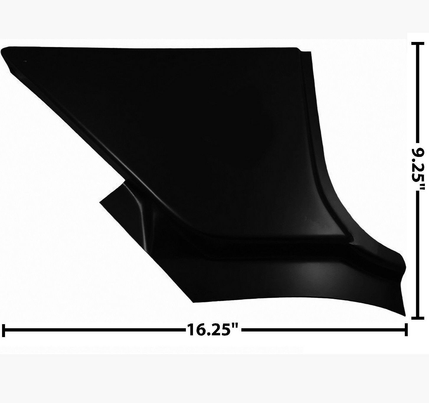 1967-1972 Chevy Pickup Truck Foot Well Kick Panel Right Passenger Side Dynacorn