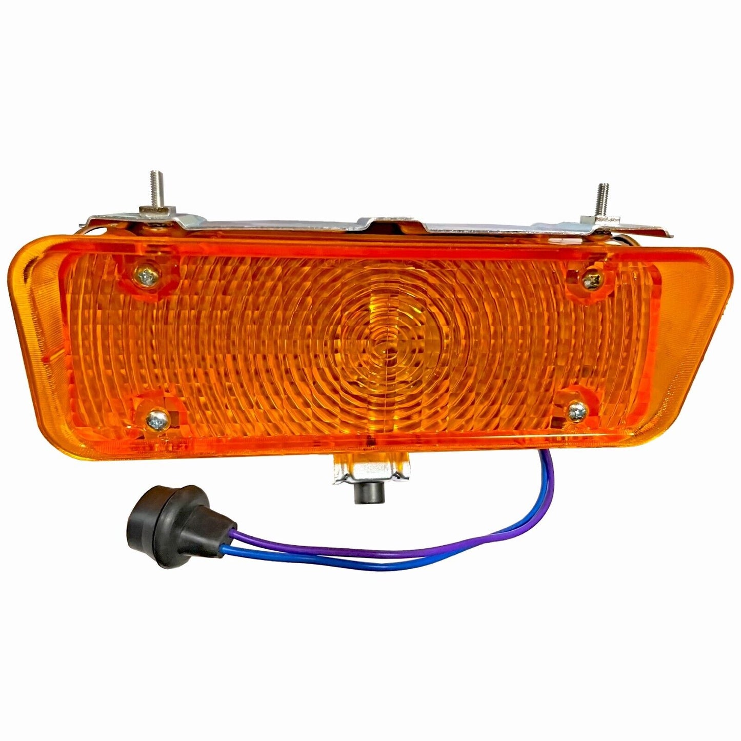 1971 1972 Chevy Pickup Truck Park Lamp Light Assembly Amber Lens Pair Right&Left