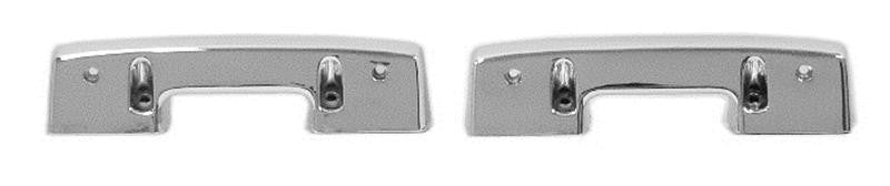 FRONT ARM REST BASE 1966-67 CHEVROLET CAMARO/NOVA CHROME PAIR