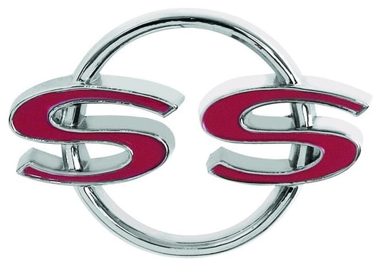 TRUNK LID EMBLEM (SS) 1964 CHEVELLE