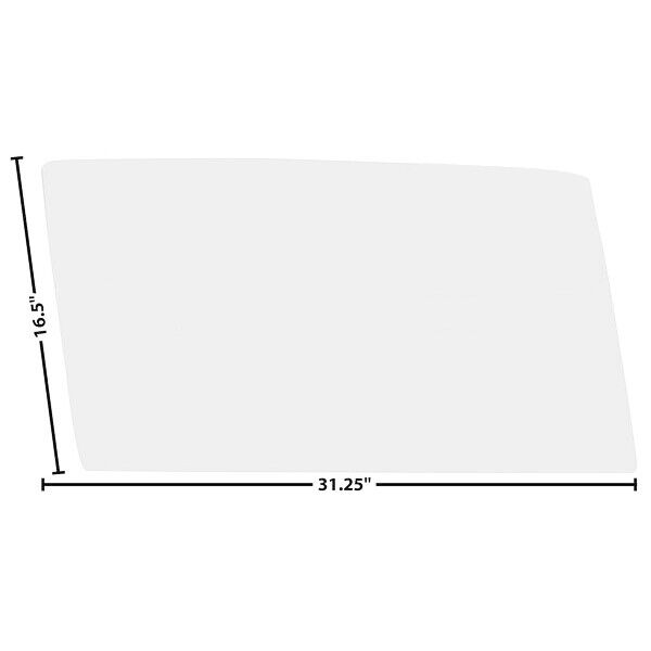 1968~1972 Chevy II Nova Door Window Glass Right Passenger SideClear  Dynacorn