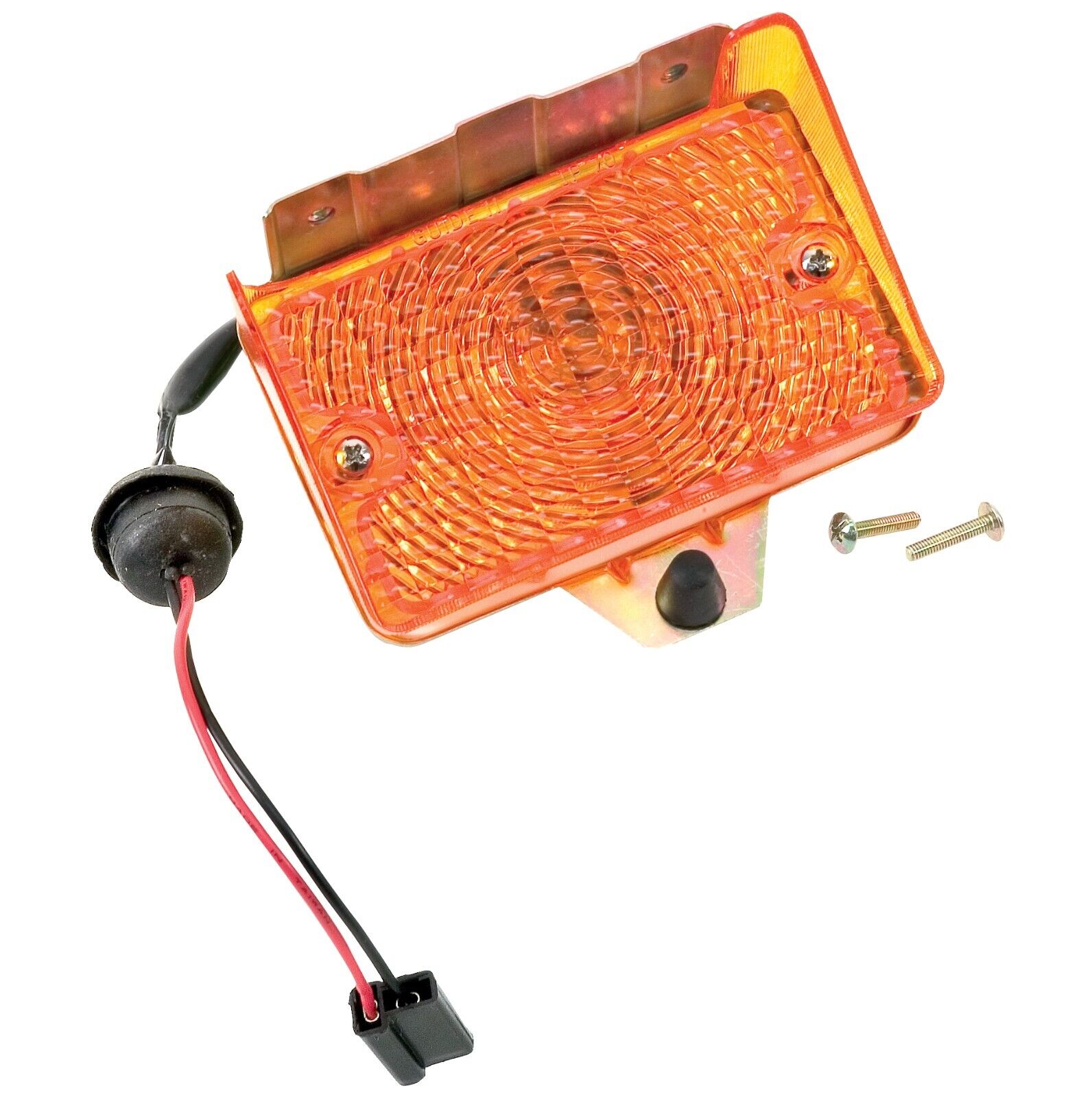 1971 1972 Chevy Nova Parking Lamp Light Assembly Amber Lens Dynacorn NOPL7172-1