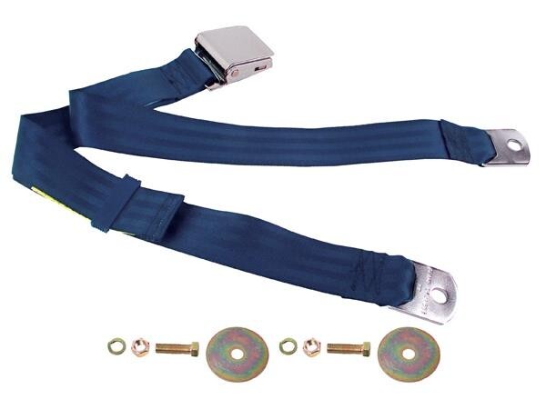 SEAT BELT DARK BLUE 60" LIFT BUCKLE LATCH CHEVEROLET CAMARO
