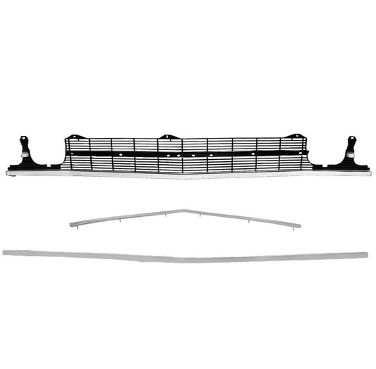 1969 Chevy Chevelle El Camino Grille & Moldings (Center&Lower) Dynacorn