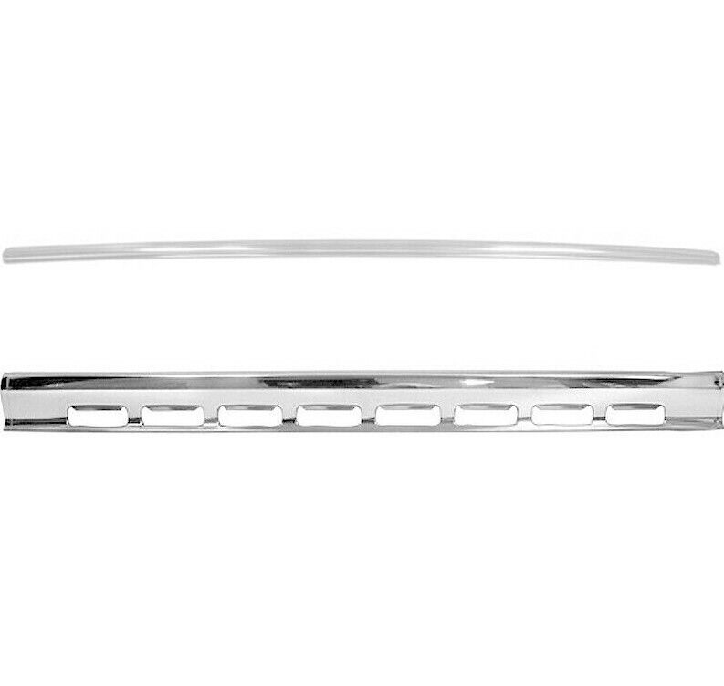 1979~1980 Chevy GMC Pickup Truck Blazer Grille Molding Upper & Lower 2 Pcs Set