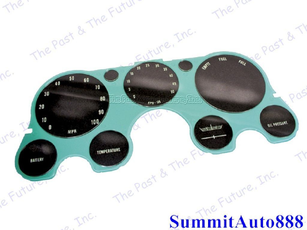 Chevy Pickup Truck Instrument Cluster Len w/ Tachometer w/o Vacuum CPIB6772-3