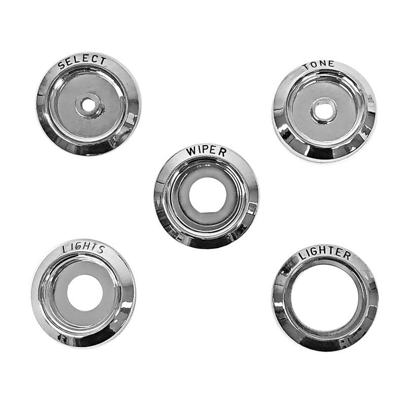 COMPLETE DASH BEZEL SET 1967-68 PONTIAC GTO (5 PCS)