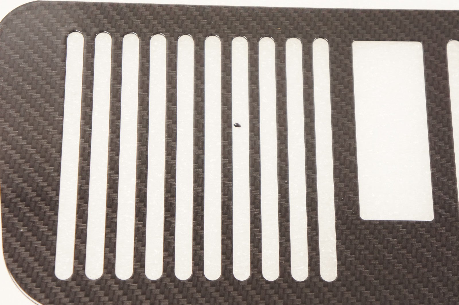 Fits 2002~2004 Mercedes W463 G Class Hood Air Supply Grille "Carbon Fiber" Look