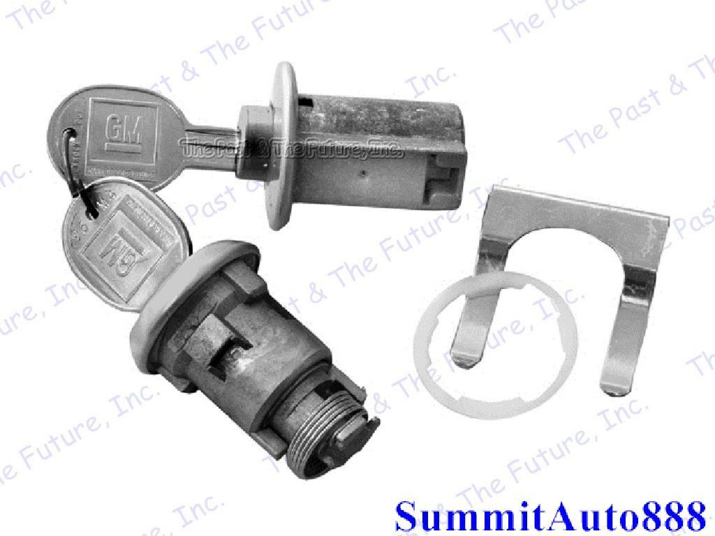 1964 1965 64 65 GTO Impala Trunk & Glove Box Lock Kit Later Round HK GTLS6365-1