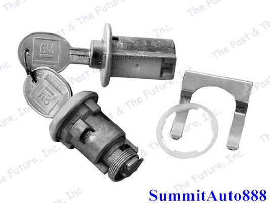 1964 1965 64 65 GTO Impala Trunk & Glove Box Lock Kit Later Round HK GTLS6365-1