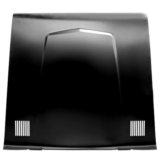 1966 67 68 69 70 71 72 73 74 75 76 77 Bronco Hood w/o Windshield Hook Holes Dii