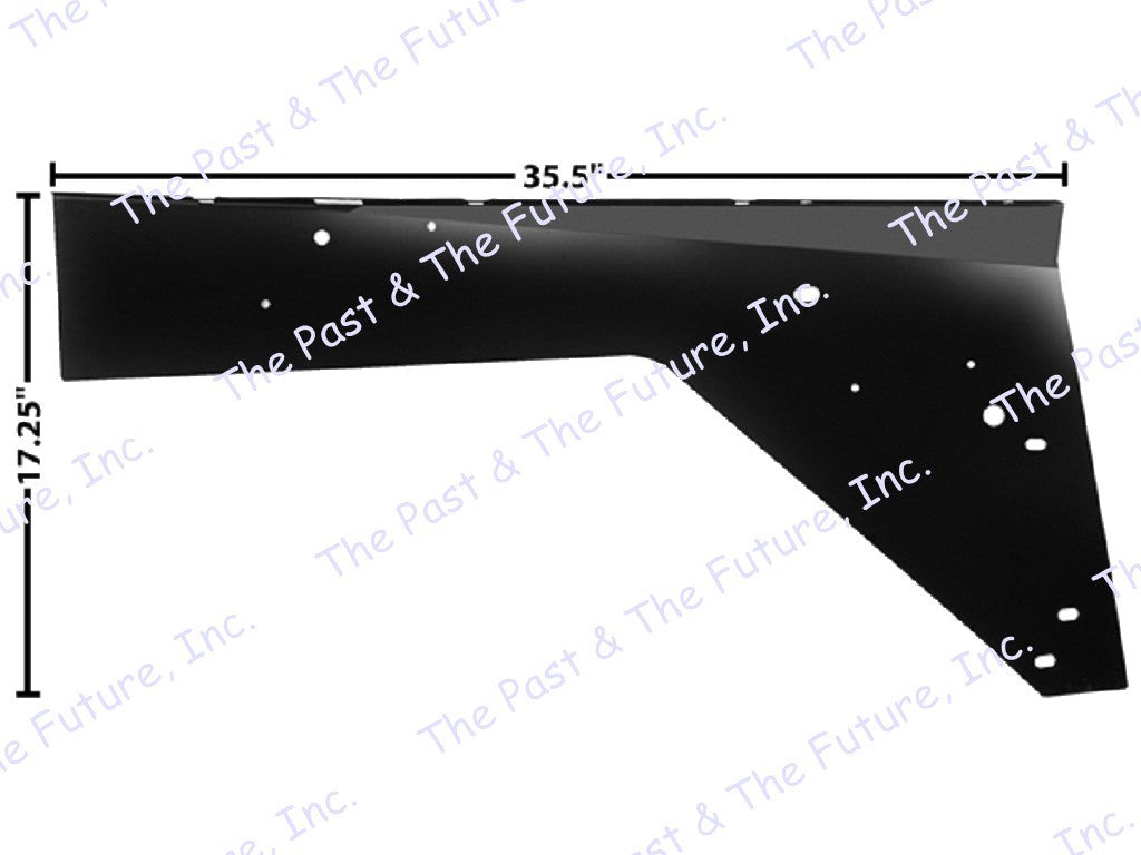 1966 1967 Bronco Fender Apron - Right BRFD6667-1R