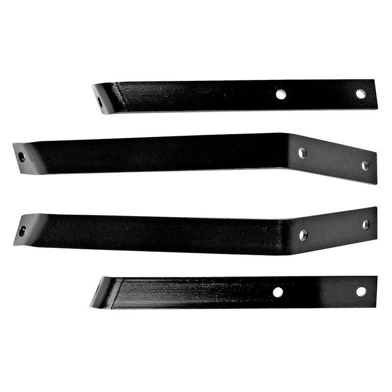 REAR BUMPER BRACKETS 4 PCS SET 1960-62 CHEVROLET TRUCK FLEETSIDE