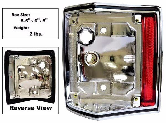1970 1971 1972 Chevy El Camino Rear Tail Lamp Light Housing Left Side LH (NEW)
