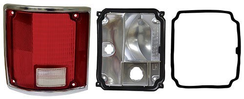 TAIL LAMP ASSEMBLY LH 1973-87 W/TRIM CHEVY TRUCK