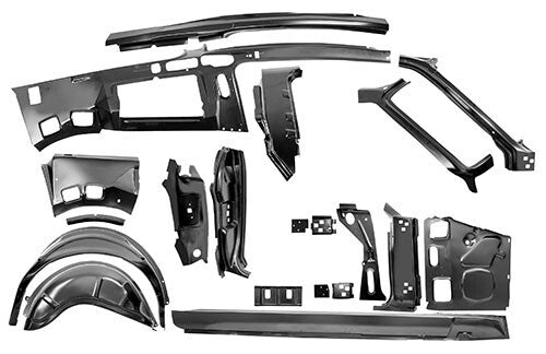 QUARTER DOOR FRAME ASSY KIT RH 1967-68 MUSTANG (COMPONETS) FB