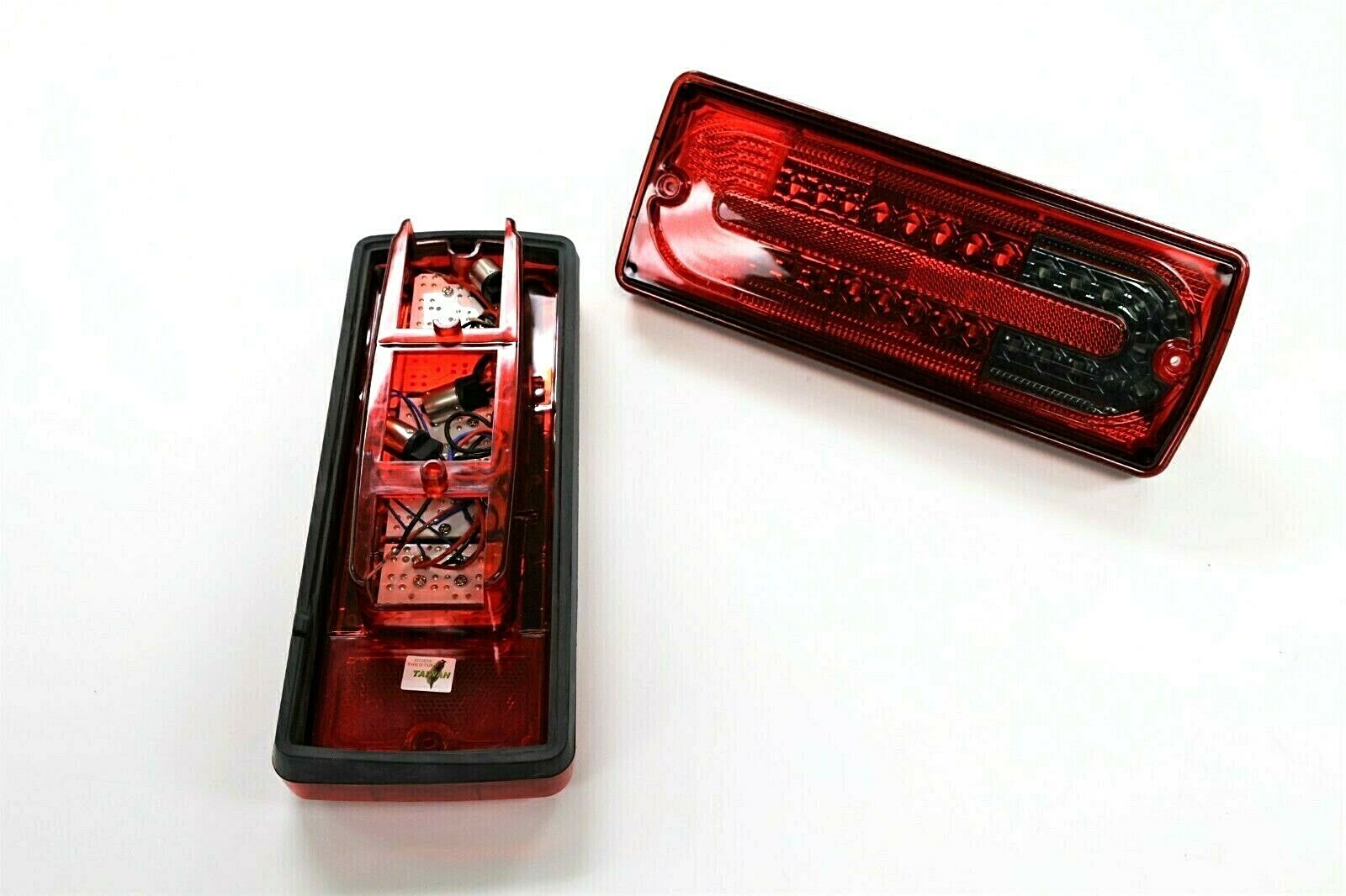 Fits 1990~2011 Mercedes Benz G Class W463 LED Tail Lamp Red RIM Red Smoke