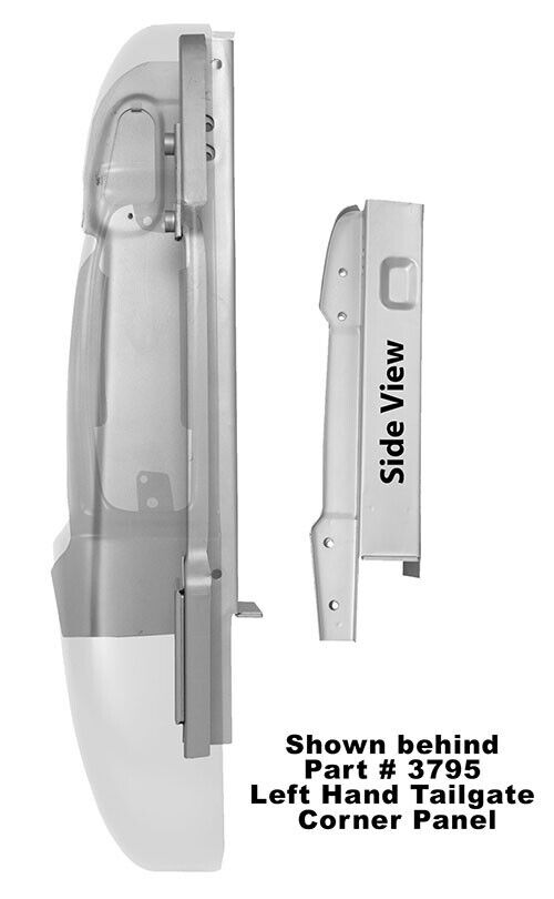 BED STAKE CORNER LH 1966-77 BRONCO