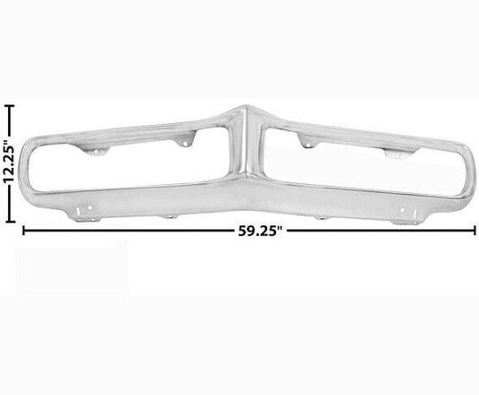 1967 1968 Pontiac Firebird Front Bumper Chrome Plated Dynacorn New