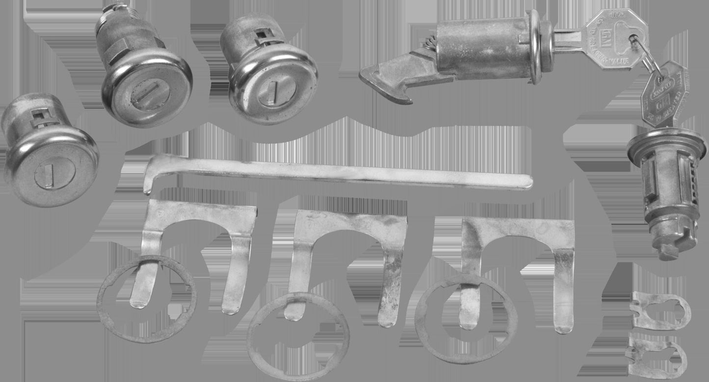 Lock Kit Original, Ignition, Door, Glovebox, Trunk 1965 chevrolet impala